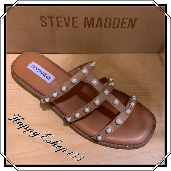 Steve Madden Women’s Beautiful Studded Pearl Sandal - Picture 9 of 9